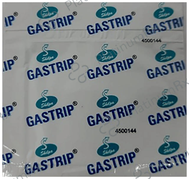 Gastrip 62.5mg Orally Disintegrating Strip 1s