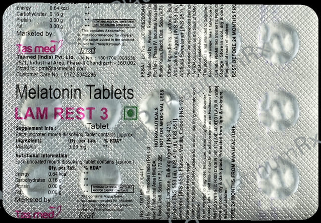 Lamrest 3mg Tablet 15s