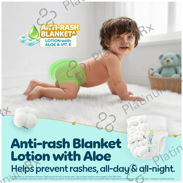 Pampers Premium Care Pants with Aloe Vera & Cotton Like Softness Medium diapers 54s