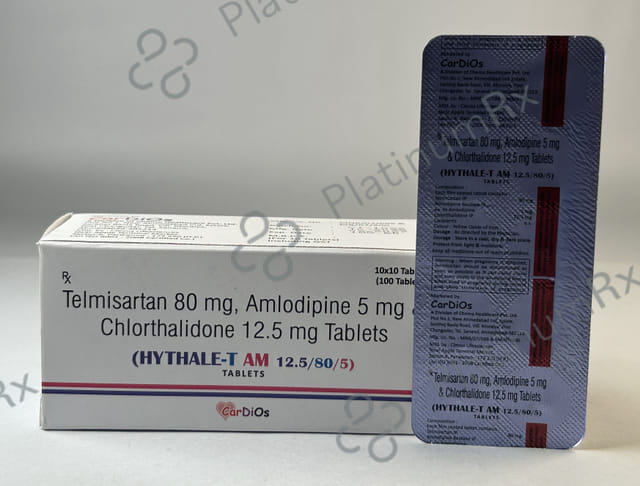 Hythale T AM 12.5/80/5mg Tablet 10s