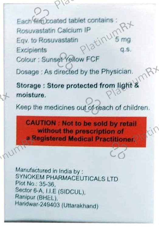Rosloy 5mg Tablet 15s