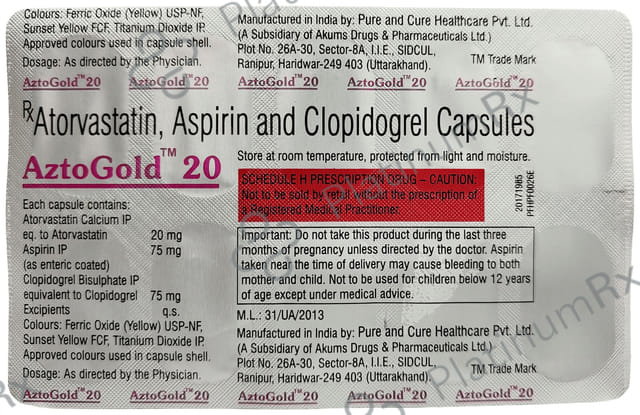 Aztogold 20/75/75mg Capsule 10s