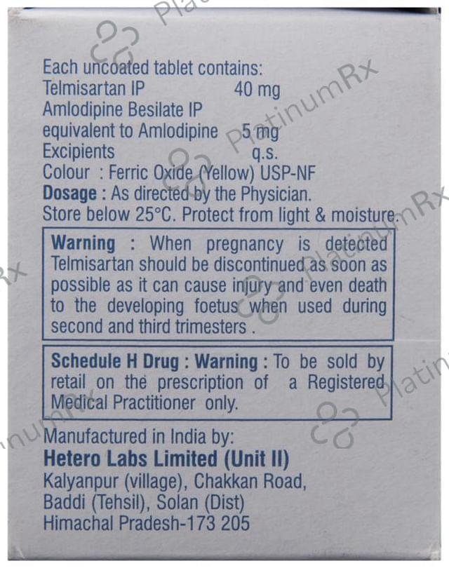 Teleact AM 5/40mg Tablet 10s