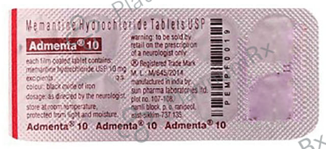 Admenta 10mg Tablet MD 10s