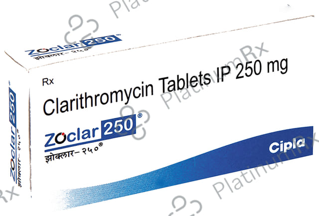 Zoclar 250mg Tablet 4s