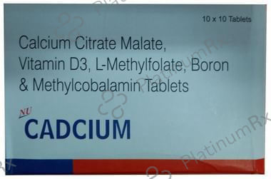 NU Cadcium Tablet 10s