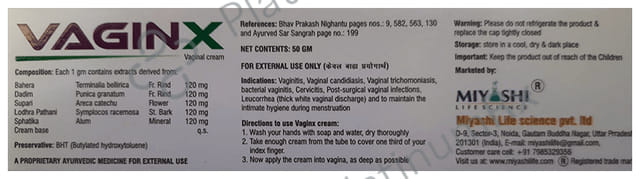 Miyashi Life Science Vaginx Vaginal Cream