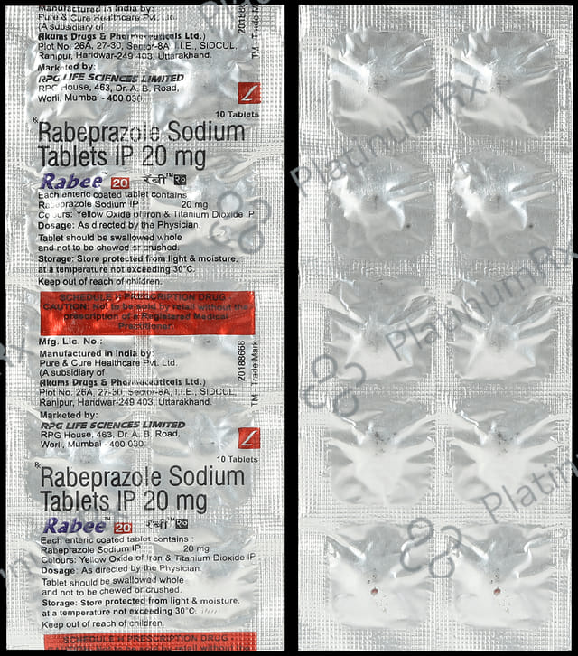Rabee 20mg Tablet 10s