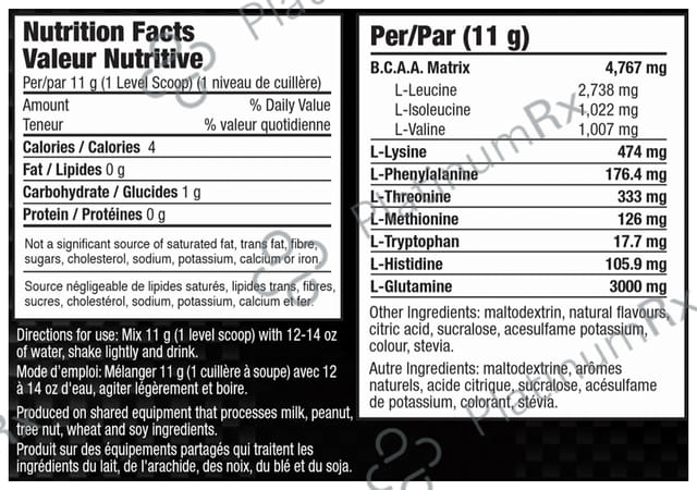 BioX Refreshing Orange Muscle Amino Vegan Sourced Essential Amino Acids Powder
