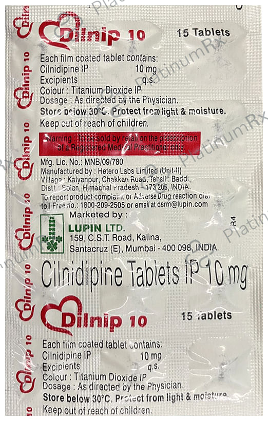 Dilnip 10mg Tablet 15s