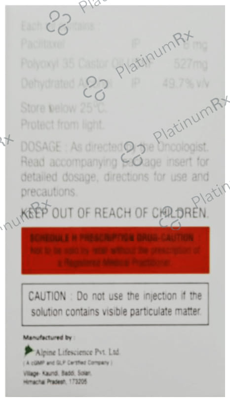 Paclip 100mg Injection 16.7ml