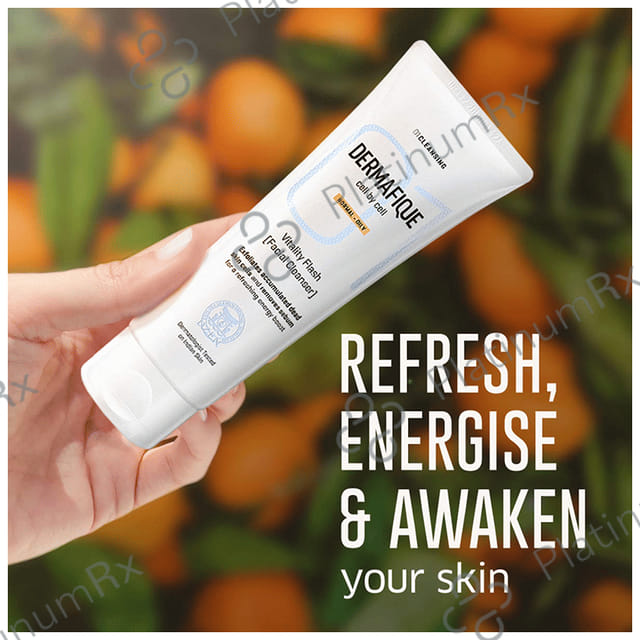 Dermafique Normal-Oily Vitality Flash Facial Cleanser