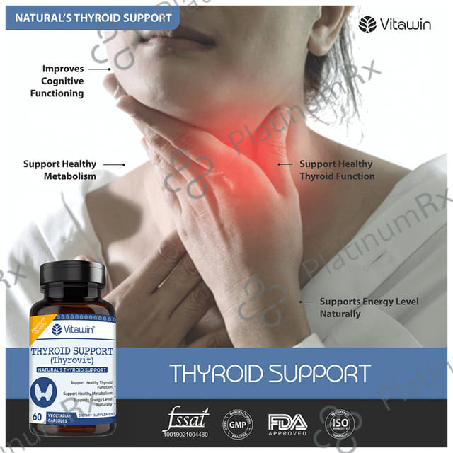 Vitawin Thyroid Support Vegetarian Capsule