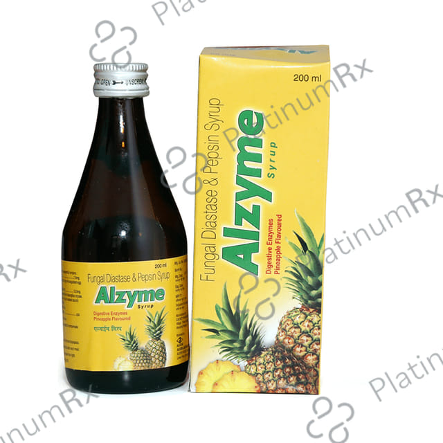 Alzyme Pineapple Syrup 200ml