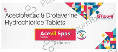 Acevil Spas 100/80mg Tablet 10s