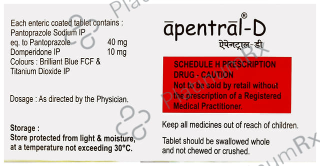 Apentral-D 10mg/40mg Tablet