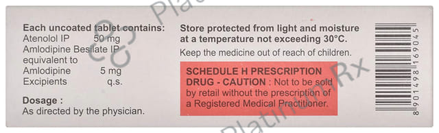 Atecard AM 5/50mg Tablet 15s