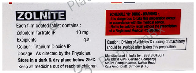 Zolnite 10mg Tablet 10s