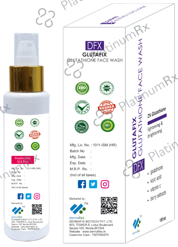 Dermafix Glutafix Glutathione Face Wash