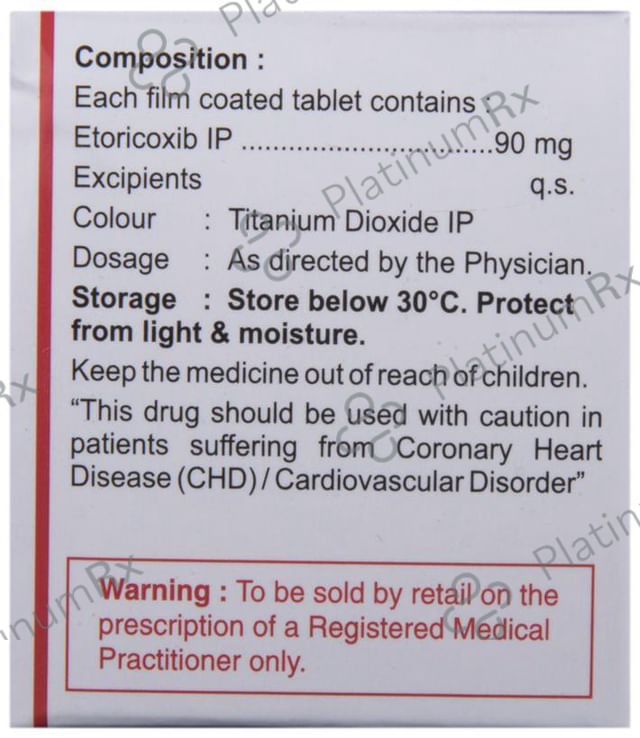 Etorvel 90mg Tablet 10s