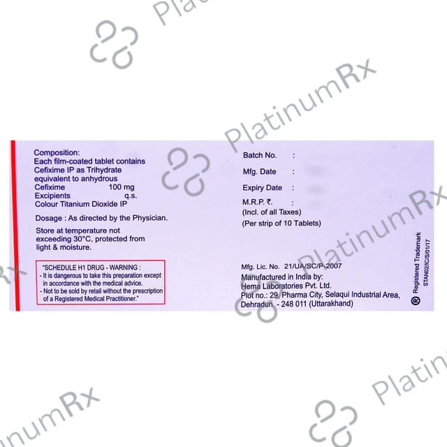 Stancef O 100mg Tablet