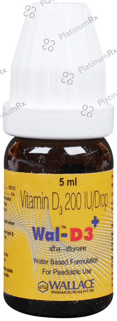 Wal D3 Plus 200IU Oral Drop 5ml
