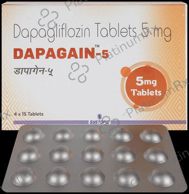 Dapagain 5mg Tablet 15s