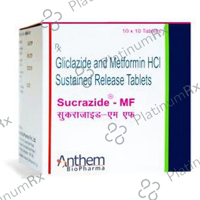 Sucrazide MF 80/500mg Tablet SR 10s