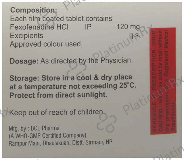 Fexodan 120 Tablet