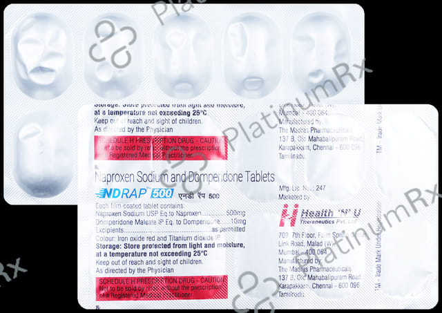 Ndrap 500/10mg Tablet 10s