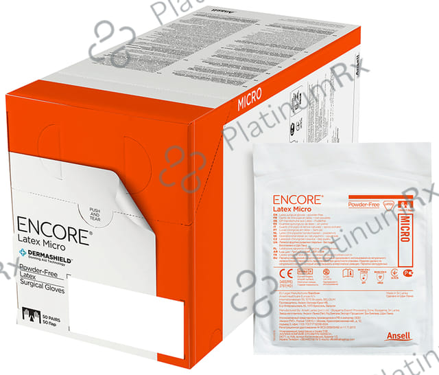 Ansell Encore Latex Micro Powder 50s