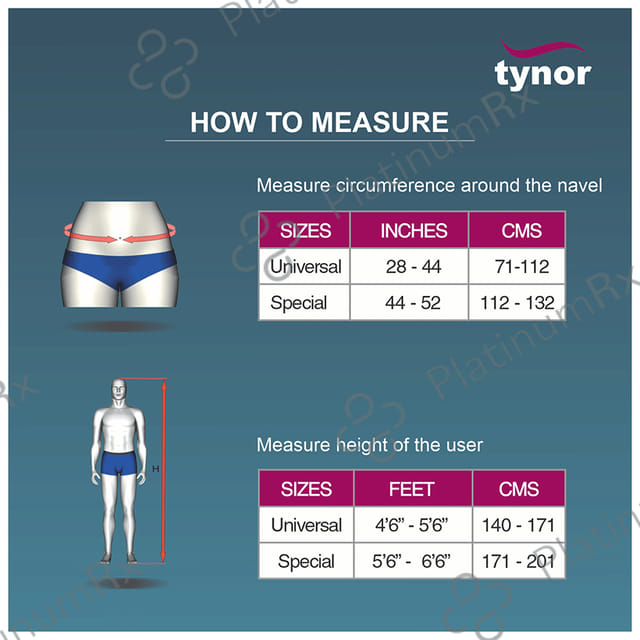 Tynor A 34 Taylor's Brace Urbane Type Support for Spine Immobilization Special Long Grey