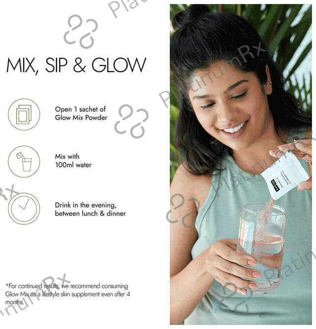 Kapiva Skin Foods Glow Powder Sachet (3.6gm Each) - Helps Achieve Even Toned Radient Skin