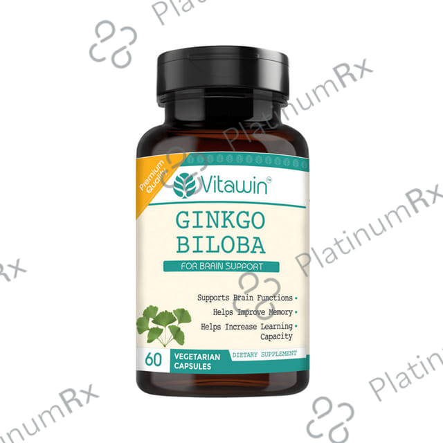 Vitawin Ginkgo Biloba 500mg Vegetarian Capsule