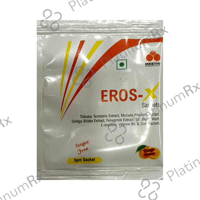 Eros-X Sachet Orange Sugar Free