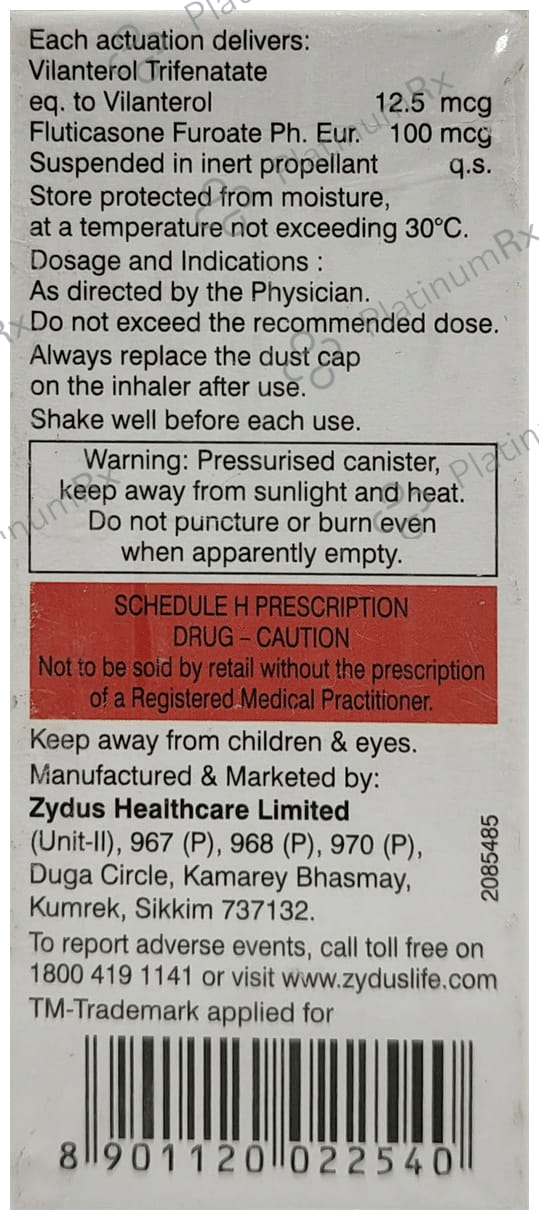 Odihale 100/12.5mcg Inhaler 120MDI