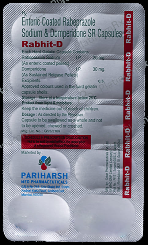 Rabhit D 30/40mg Capsule SR 10s