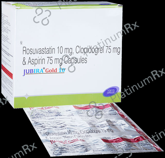 Jubira Gold 10/75/75mg Capsule 15s