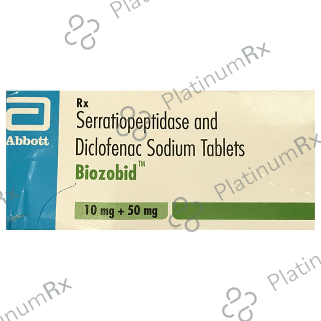 Biozobid 50/10mg Tablet 10s