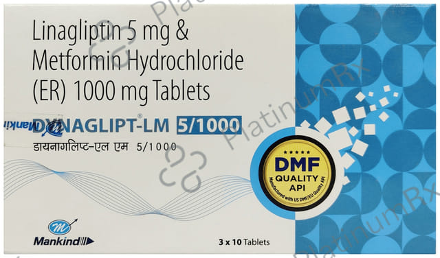 Dynaglipt LM 5/1000mg Tablet 10s