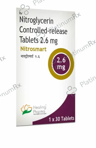 Nitrosmart 2.6mg Tablet CR 30s