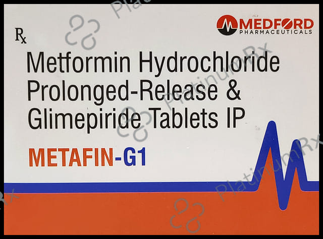 Metafin G 1 Tablet PR