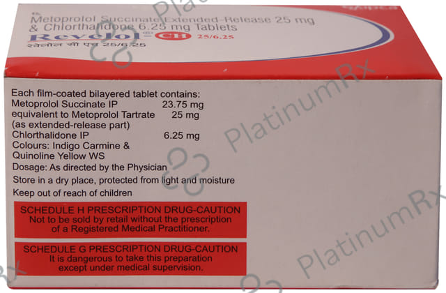 Revelol CH 25/6.25mg Tablet 10s