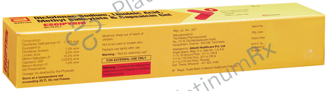 Esgipyrin Instagel 50gm