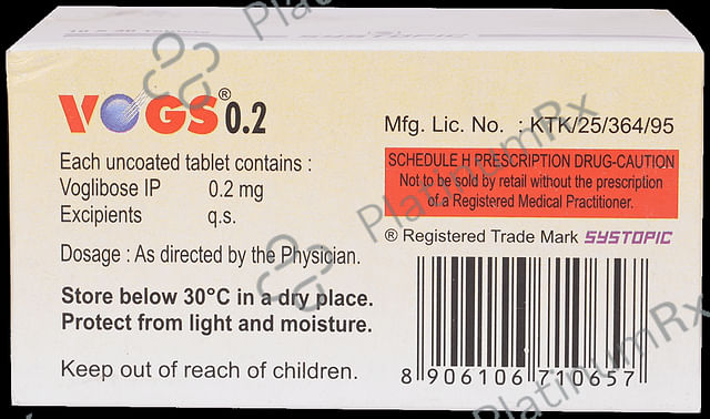 Vogs 0.2mg Tablet 30s