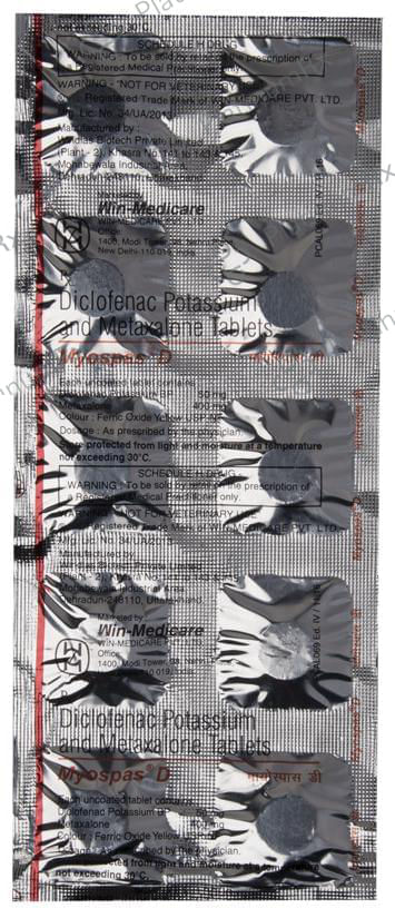 Myospas D 50/400mg Tablet 10s