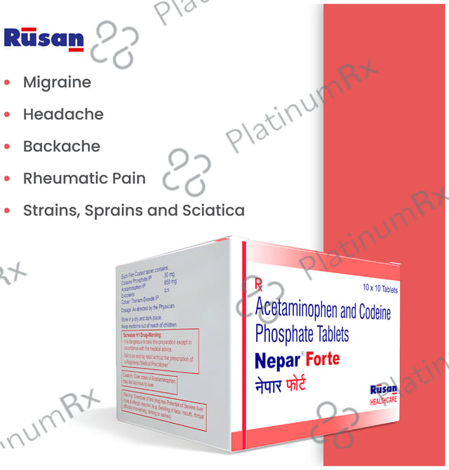 Nepar Forte 650mg/30mg Tablet