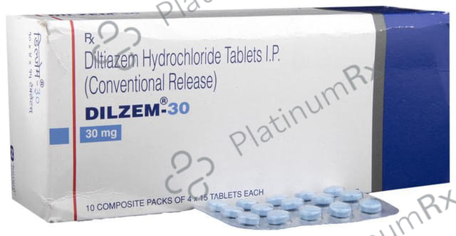 Dilzem 30mg Tablet CR 15s