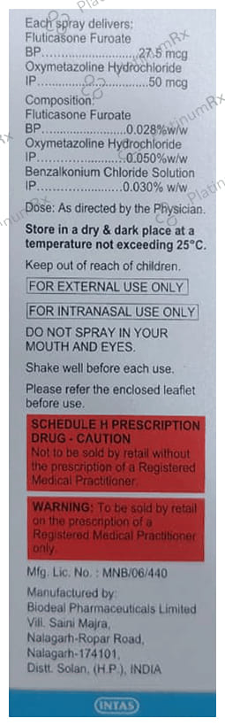 Ezicas OX Nasal Spray 7gm