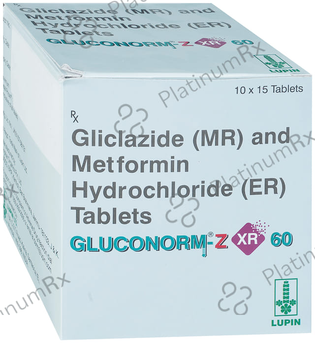 Gluconorm Z XR 60/500mg Tablet 15s